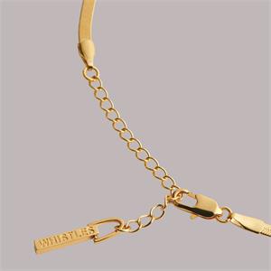 Whistles Flat Snake Chain Necklace